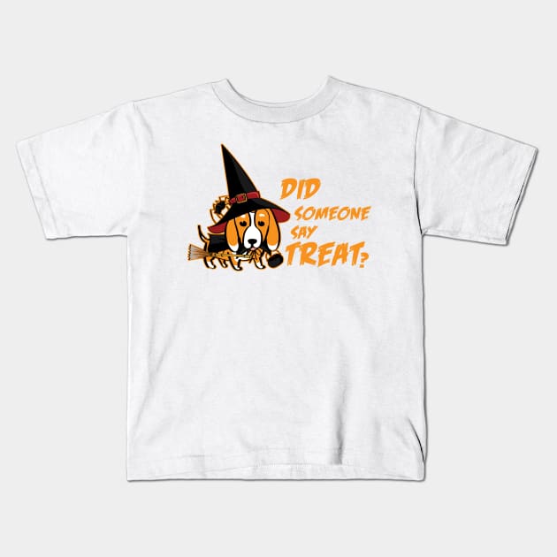 Did Someone Say Treat Dog Mummy | Dog Halloween | Halloween gift | Spooky season gifts | Halloween Decor gifts | Funny Halloween Trick or treat | Alien Lovers Halloween | Halloween monsters | Spooky season Kids T-Shirt by johnii1422